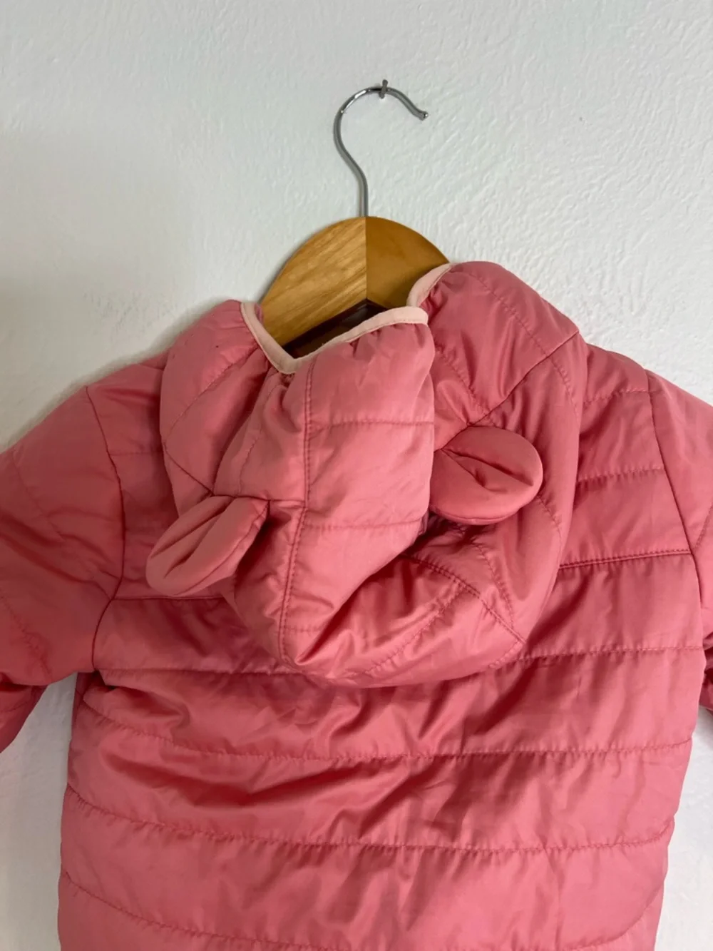L.L. Bean Dusty Pink Hooded Kids Puffer Jacket size 2T